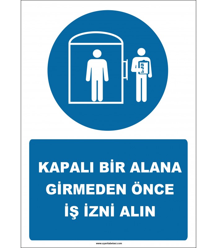 EF2548 - Kapalı Bir Alana Girmeden Önce İş İzni Alın