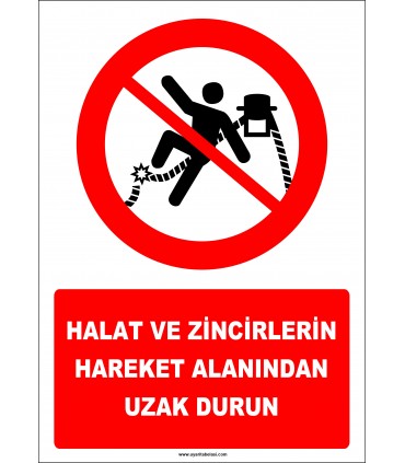 EF2568 - Halat ve Zincirlerin Hareket Alanından Uzak Durun