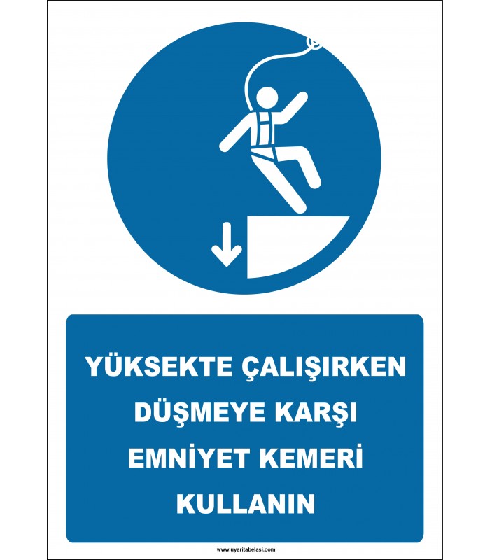 EF2580 - Yüksekte Çalışırken Düşmeye Karşı Emniyet Kemeri Kullanın