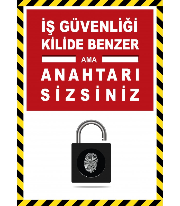 EF2587 - İş Güvenliği Kilide Benzer Ama Anahtarı Sizsiniz