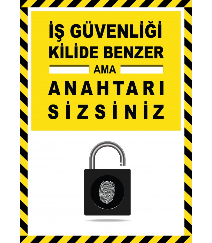 EF2588 - İş Güvenliği Kilide Benzer Ama Anahtarı Sizsiniz