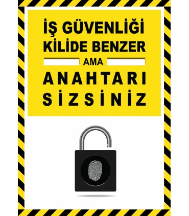 EF2588 - İş Güvenliği Kilide Benzer Ama Anahtarı Sizsiniz