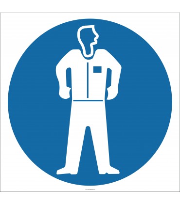 EF2628 - Koruyucu Giysi İşareti/Levhası/Etiketi