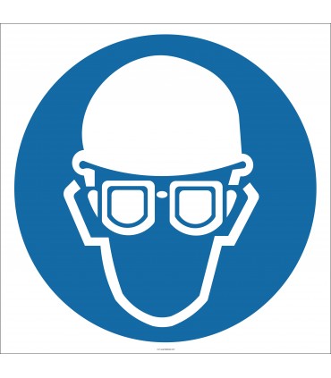 EF2629 - Baret ve Gözlük İşareti/Levhası/Etiketi