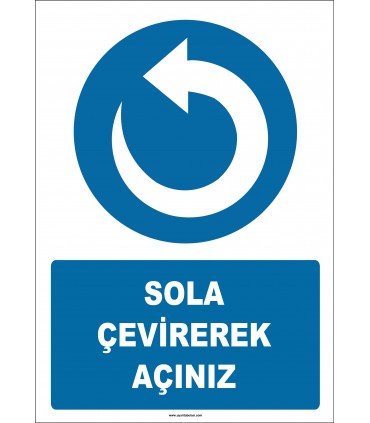 EF2649 - Sola Çevirerek Açınız