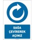 EF2650 - Sağa Çevirerek Açınız