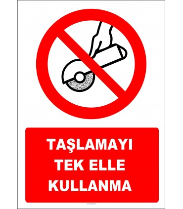 EF2657 - Taşlamayı Tek Elle Kullanma