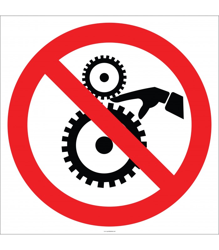 EF2661 - Dönen Parçalara Elini Yaklaştırma İşareti/Levhası/Etiketi