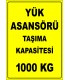 EF2664 - Yük Asansörü, Taşıma Kapasitesi 1000 kg