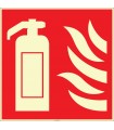 EF2671 - Fosforlu Yangın Söndürücü İşareti Levhası/Etiketi