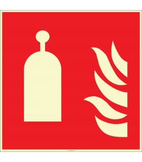 EF2692 - Fosforlu Uzaktan Salınım İstasyonu İşareti Levhası/Etiketi