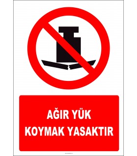 EF2700 - Ağır Yük Koymak Yasaktır