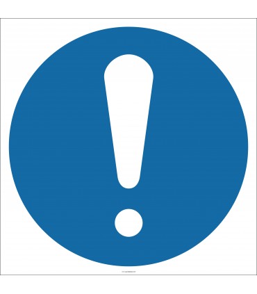 EF2701 - Genel Zorunlu Eylem (Emredici) İşareti/Levhası/Etiketi