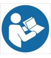 EF2702 - Güvenlik Bilgi Formunu (SDS) Okuyun İşareti/Levhası/Etiketi