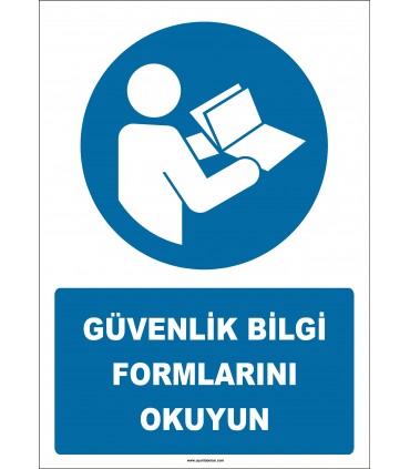 EF2703 - Güvenlik Bilgi Formlarını Okuyun