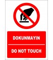 EF2712 - Türkçe İngilizce Dokunmayın, Do Not Touch