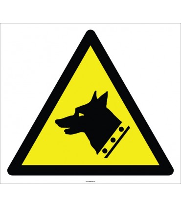 EF2716 - Dikkat! Bekçi Köpeği Var işareti