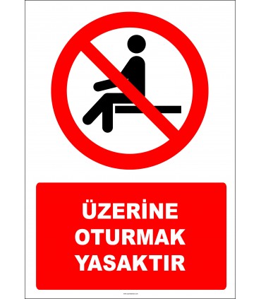 EF2722 - Üzerine oturmak yasaktır