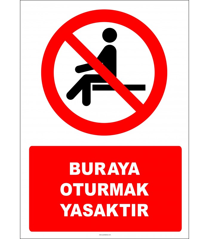 EF2723 - Buraya oturmak yasaktır