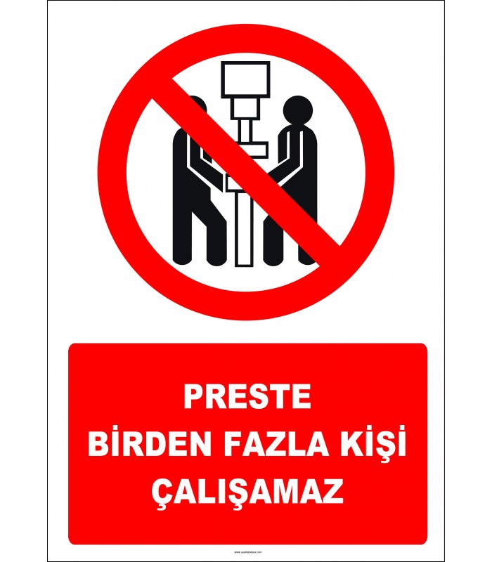 EF2737 - Preste Birden Fazla Kişi Çalışamaz