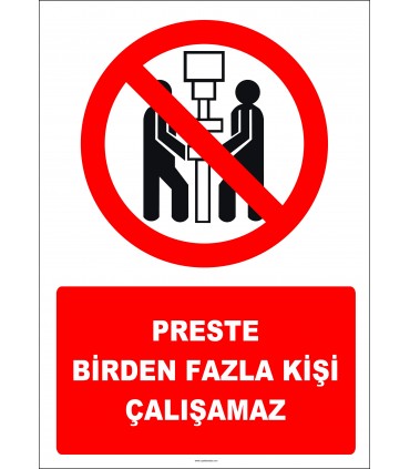 EF2737 - Preste Birden Fazla Kişi Çalışamaz