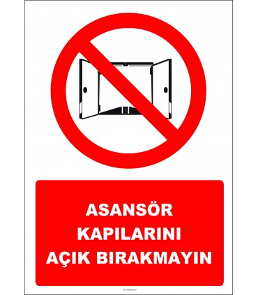 EF2745 - Asansör Kapılarını Açık Bırakmayın