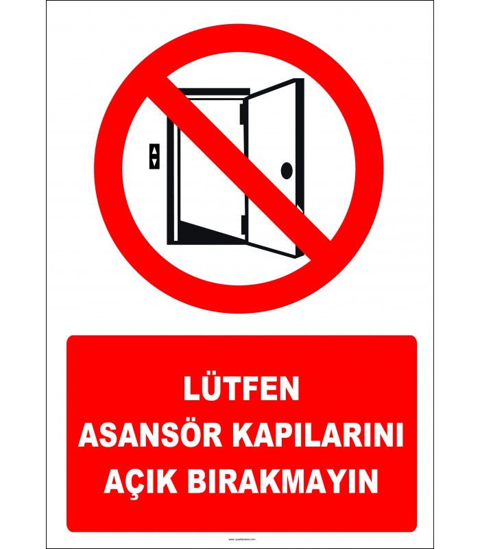 EF2748 - Lütfen Asansör Kapılarını Açık Bırakmayın