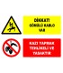 EF2765 - Dikkat! Gömülü Kablo Var, Kazı Yapmak Tehlikeli ve Yasaktır