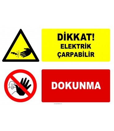 EF2778 - Dikkat! Elektrik Çarpabilir, Dokunma