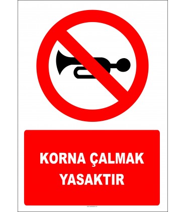 EF2785 - Korna çalmak yasaktır