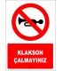 EF2780 - Klakson çalmayınız