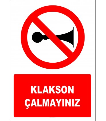 EF2790 - Klakson çalmayınız