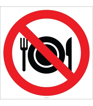 EF2806 - Yemek Yasaktır İşareti