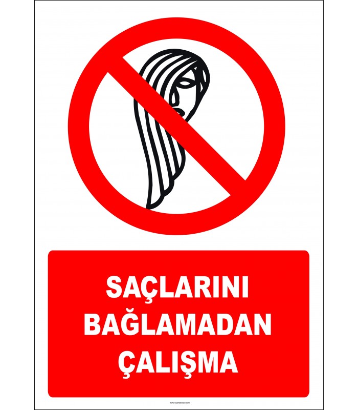 EF2830 - Saçlarını Bağlamadan Çalışma