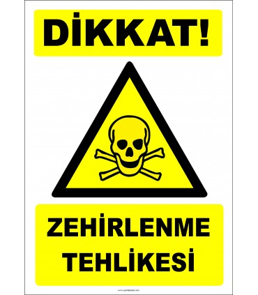 EF2835 - Dikkat! Zehirlenme Tehlikesi