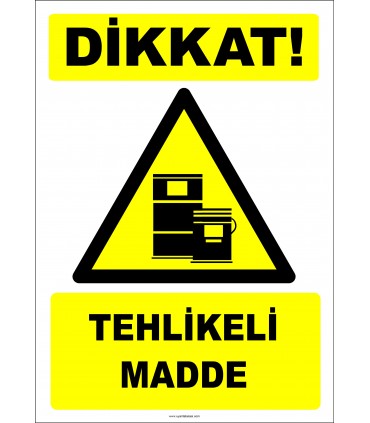 EF2839 - Dikkat! Tehlikeli Madde