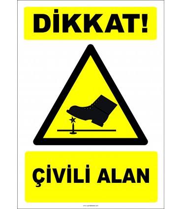EF2840 - Dikkat! Çivili Alan