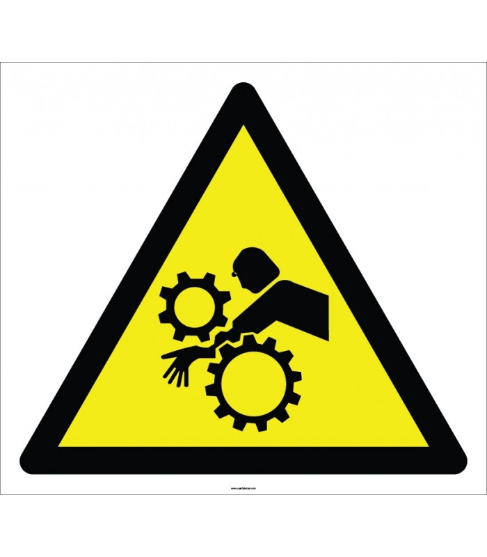 EF2842 - Dikkat El Sıkışması Tehlikesi İşareti