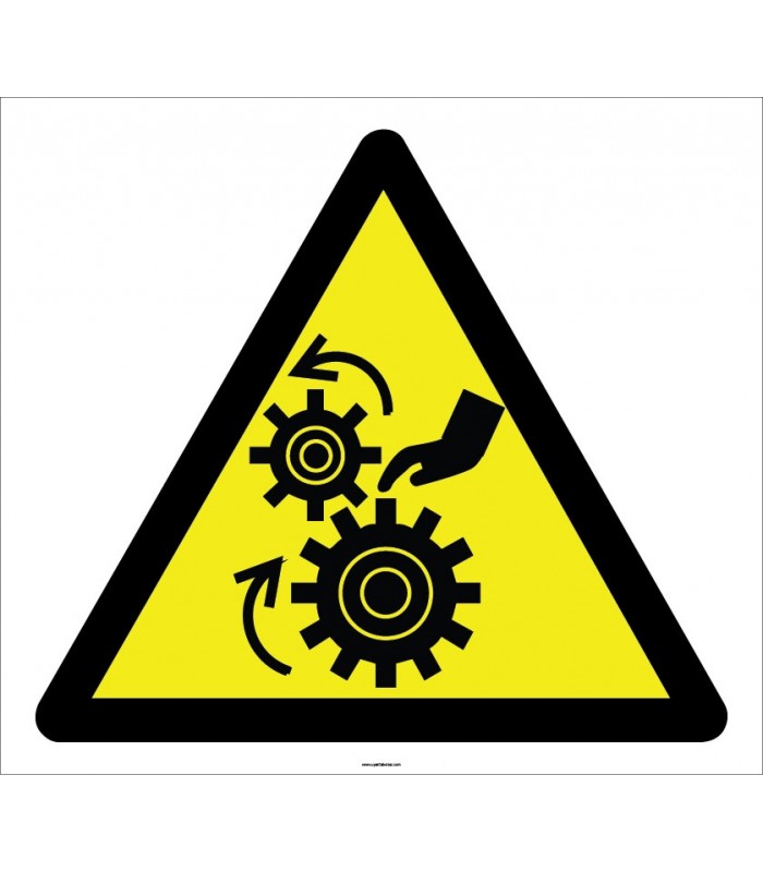 EF2844 - Dikkat El Sıkışması Tehlikesi İşareti