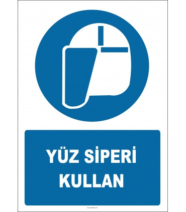 EF2847 - Yüz siperi kullan