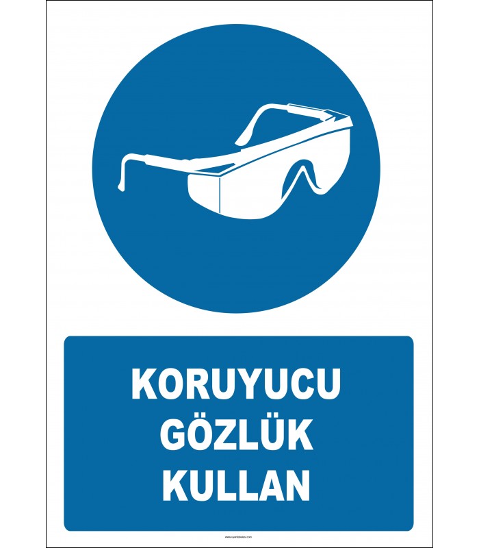 EF2849 - Koruyucu gözlük kullan