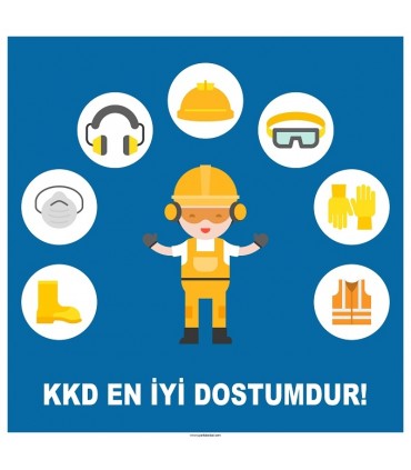 EF2855 - KKD En İyi Dostumdur Sloganı