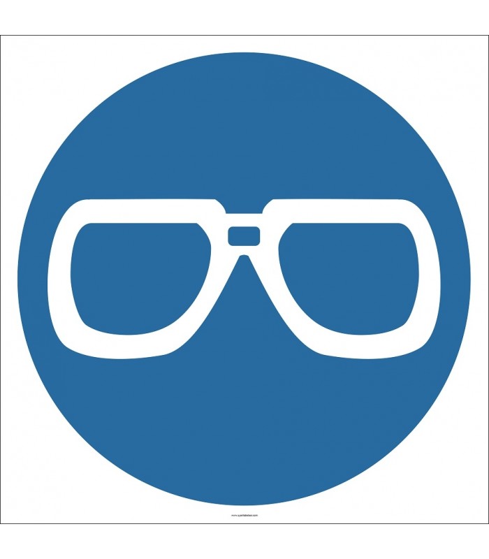 EF2863 - Koruyucu Gözlük Kullan İşareti/Levhası/Etiketi