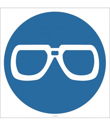 EF2863 - Koruyucu Gözlük Kullan İşareti/Levhası/Etiketi