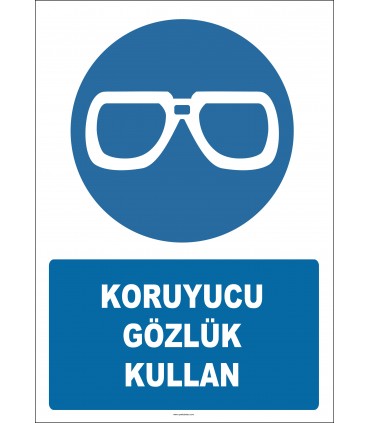 EF2864 - Koruyucu gözlük kullan