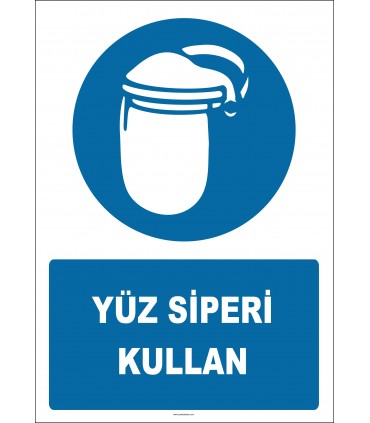 EF2885 - Yüz siperi kullan