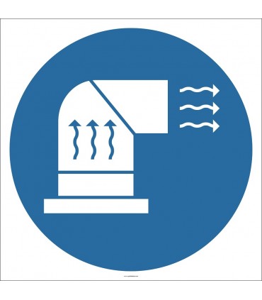 EF2895 - Havalandırma Yap İşareti/Levhası/Etiketi