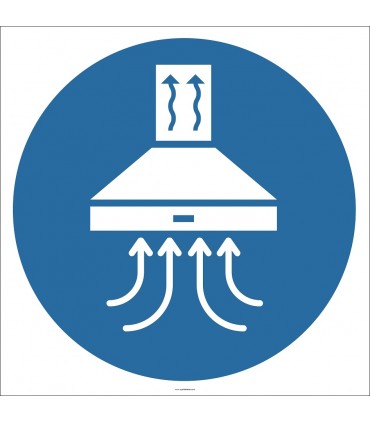 EF2896 - Havalandırma Yap İşareti/Levhası/Etiketi