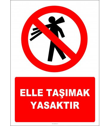 EF2916 - Elle Taşımak Yasaktır