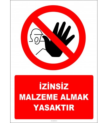 EF2919 - İzinsiz Malzeme Almak Yasaktır